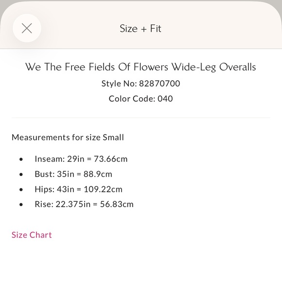 We The Free • Fields Of Flowers Wide-Leg Overalls - Picture 4 of 7